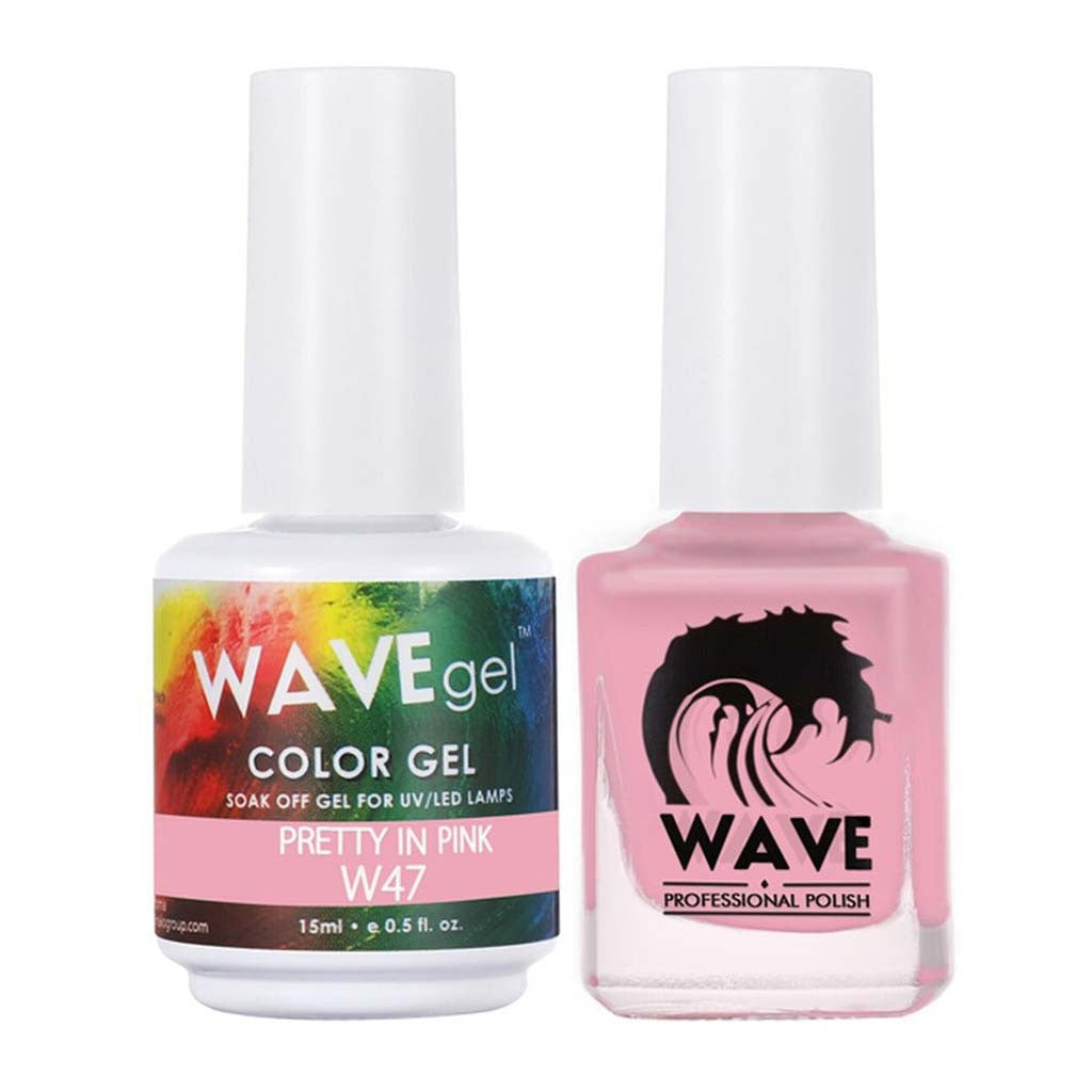 Matching - W47 Pretty in Pink Diamond Nail Supplies