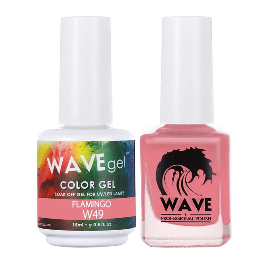 Matching - W49 Flamingo Diamond Nail Supplies