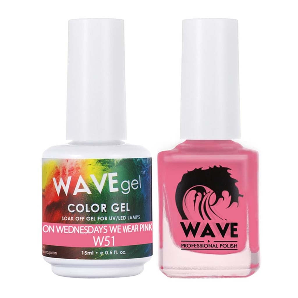 Matching - W51 On Wednesdays We Wear Pink Diamond Nail Supplies