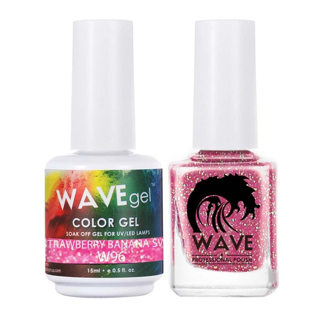 Matching - W96 Strawberry Banana Swirl Diamond Nail Supplies