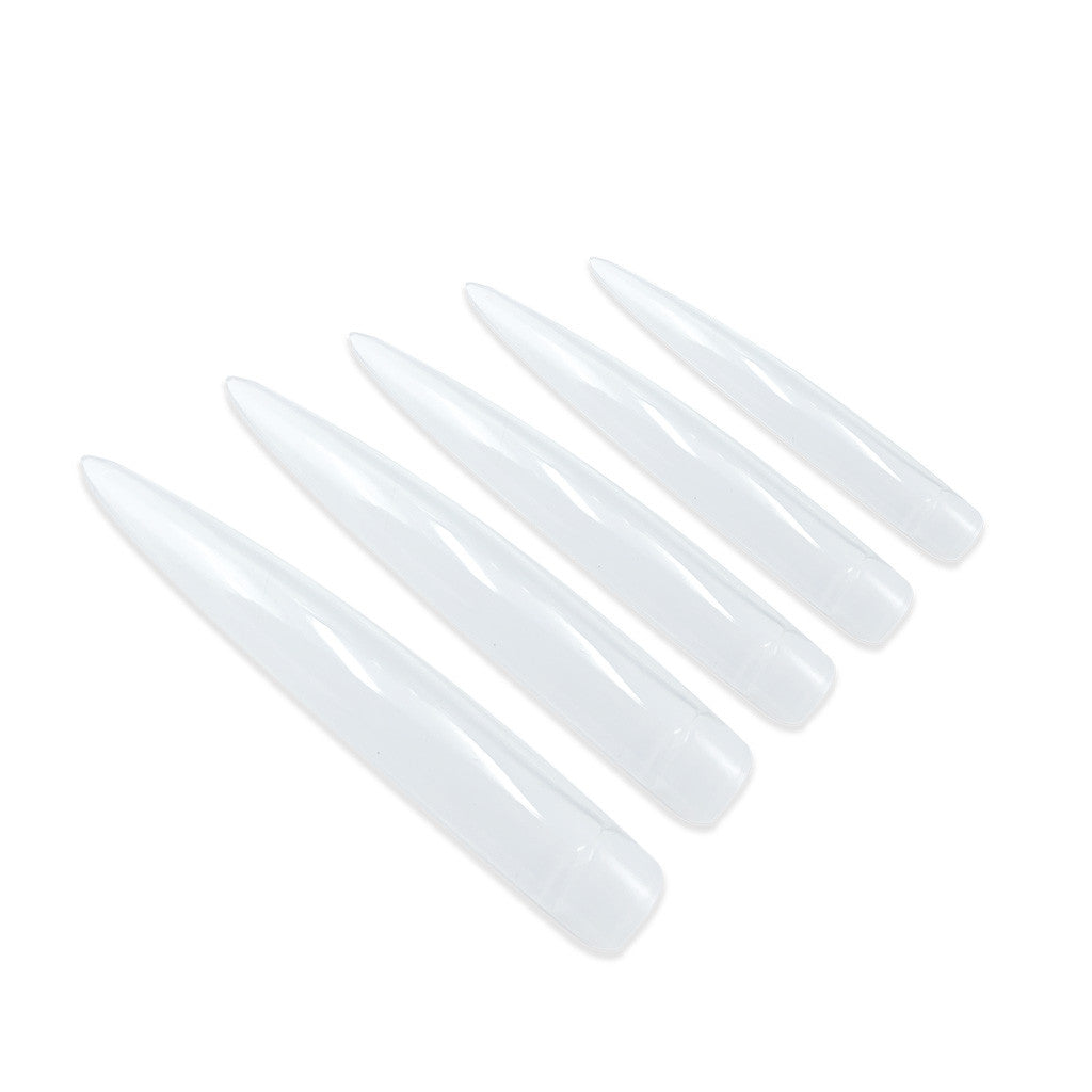 Extra Long Stilleto Tips Clear 0-11 Diamond Nail Supplies