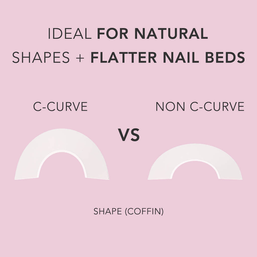 Non C-Curve Tip - NONCN01 XXL Coffin Natural 500pc