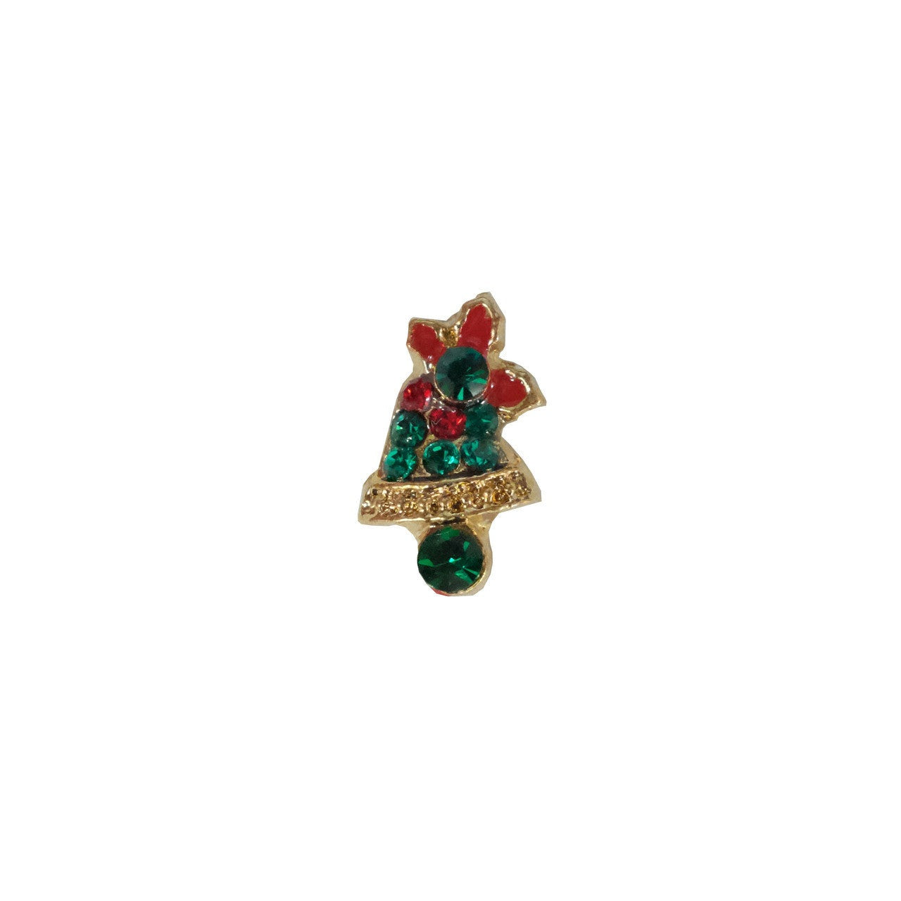 Golden Bell Charm Diamond Nail Supplies