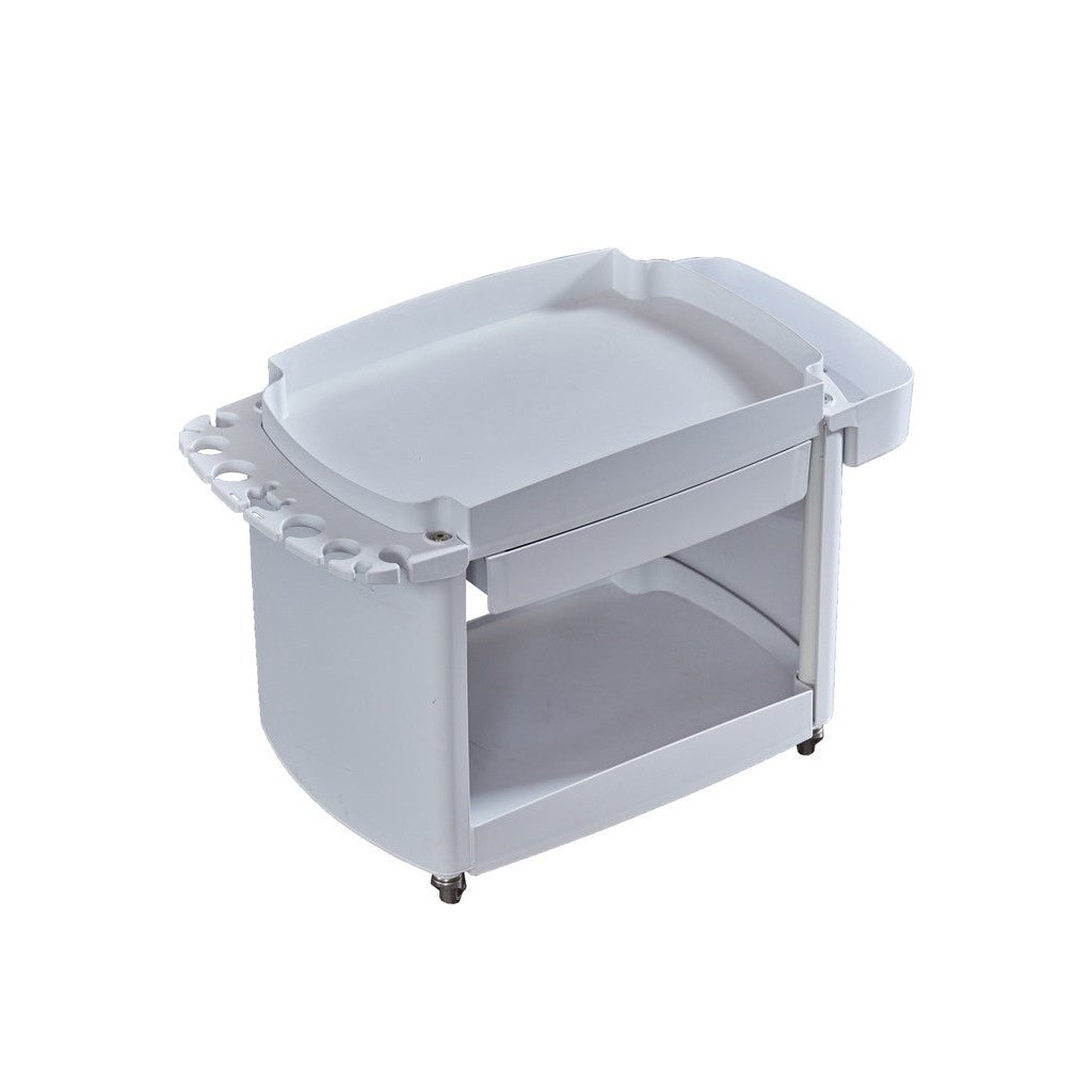 Pedicure Trolley White 1 Shelf Diamond Nail Supplies
