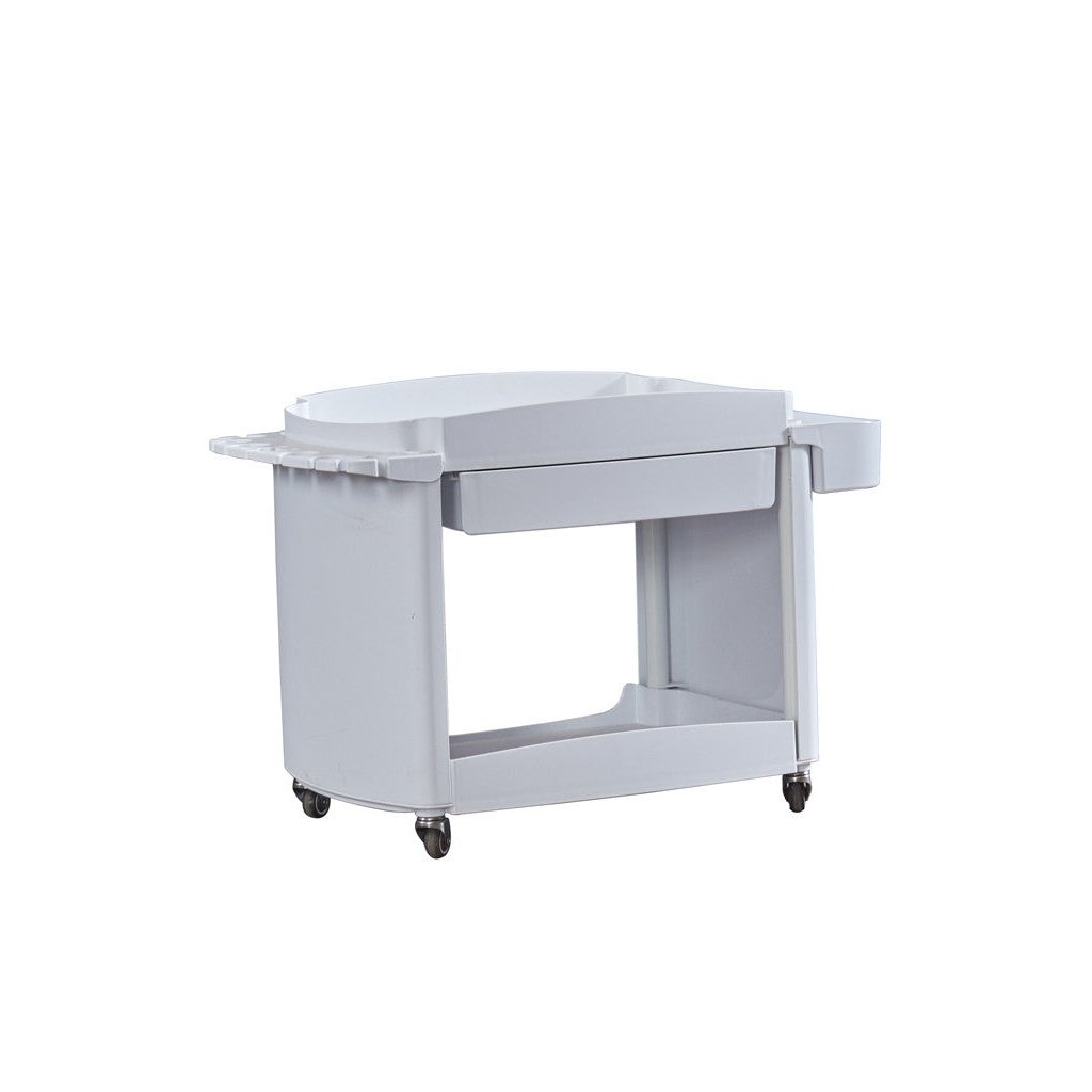 Pedicure Trolley White 1 Shelf Diamond Nail Supplies