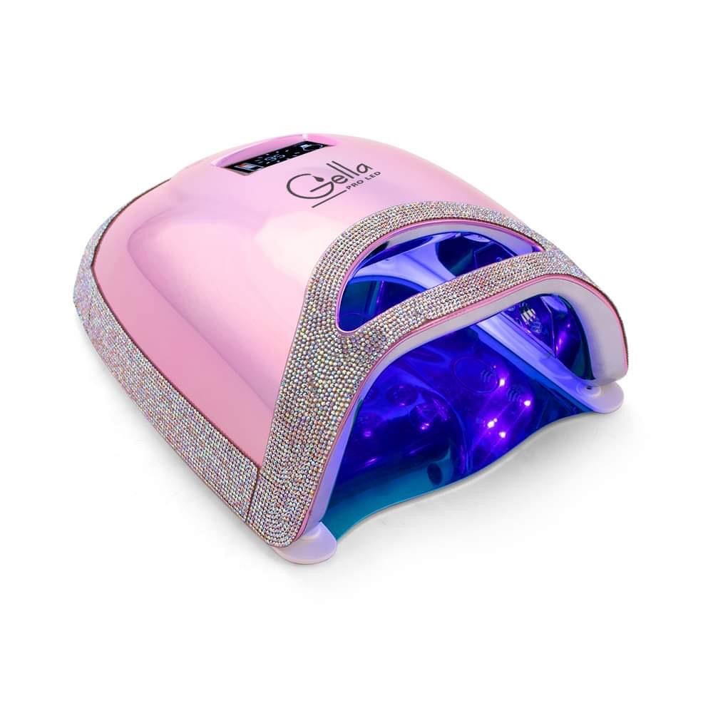 Gella Pro LED Cordless Lamp 48W Crystal Pink Diamond Nail Supplies