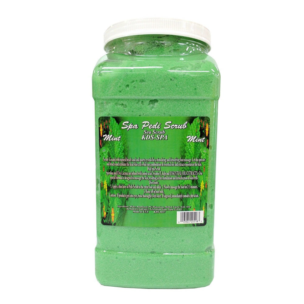 Spa Pedi Scrub - Mint 3.79L Diamond Nail Supplies