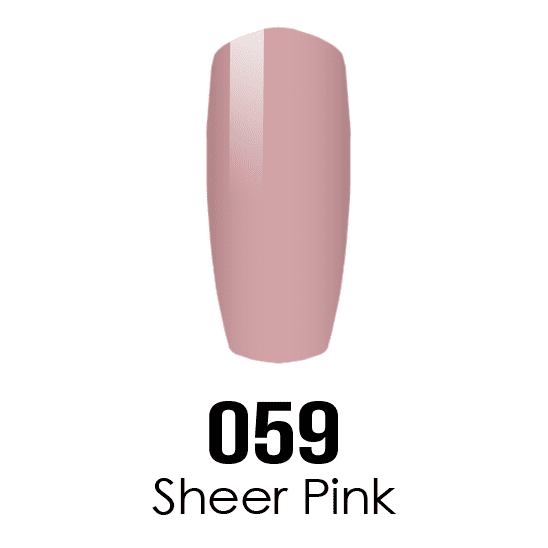 Duo Gel - DC059 Sheer Pink Diamond Nail Supplies