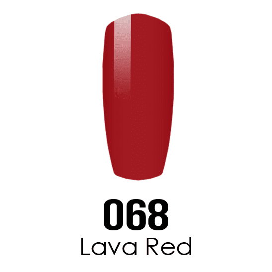 Duo Gel - DC068 Lava Red Diamond Nail Supplies