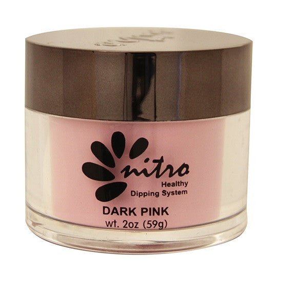 Nitro Dip Powder - Dark Pink 2oz Diamond Nail Supplies
