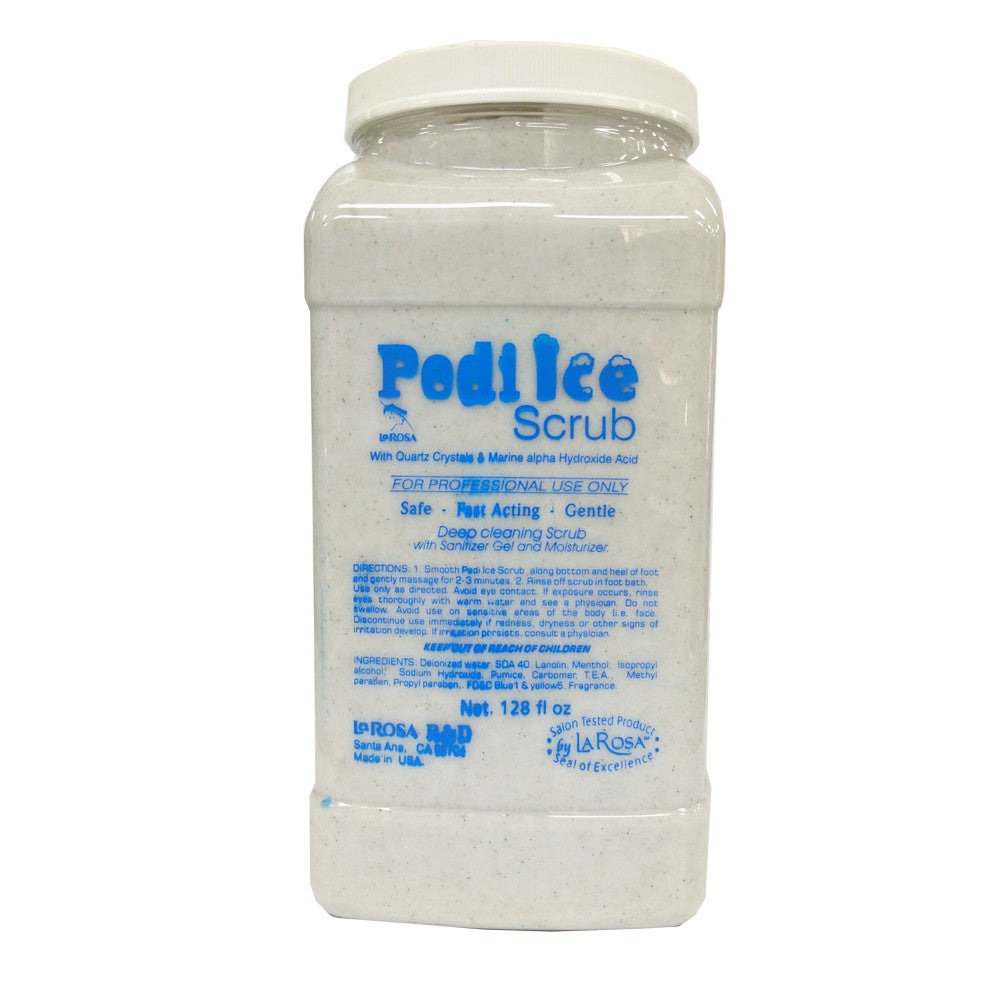 Pedi Ice Scrub White 3.79L Diamond Nail Supplies