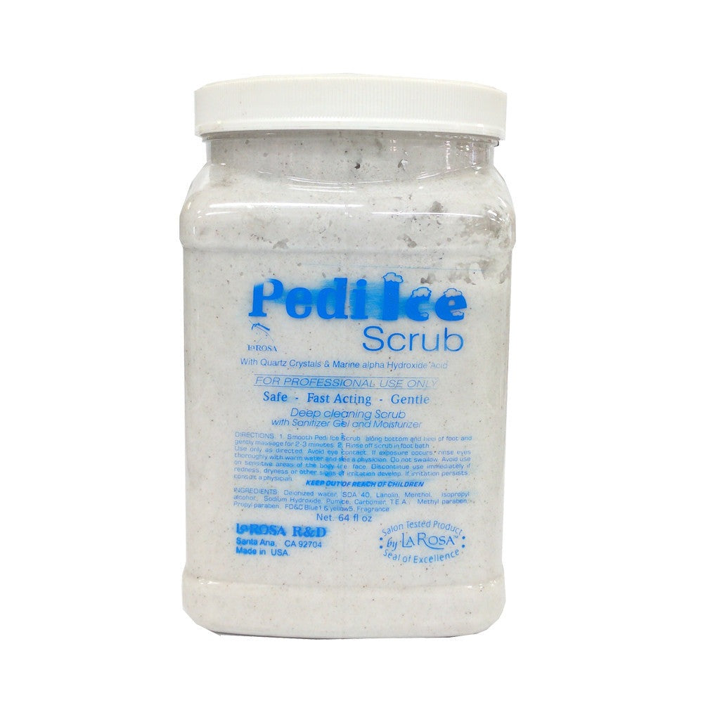 Pedi Ice Scrub White 64oz Diamond Nail Supplies