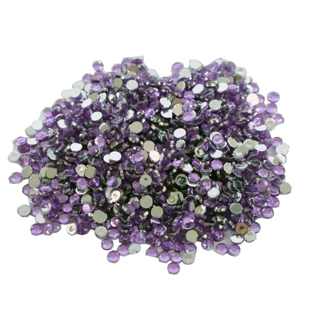 Rhinestone Gems Purple Diamond Nail Supplies