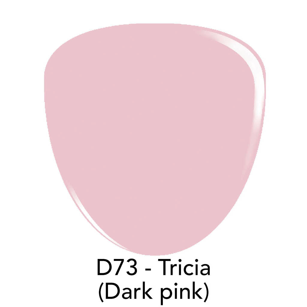 Dip Powder Swatch - D73 Tricia (Dark Pink)