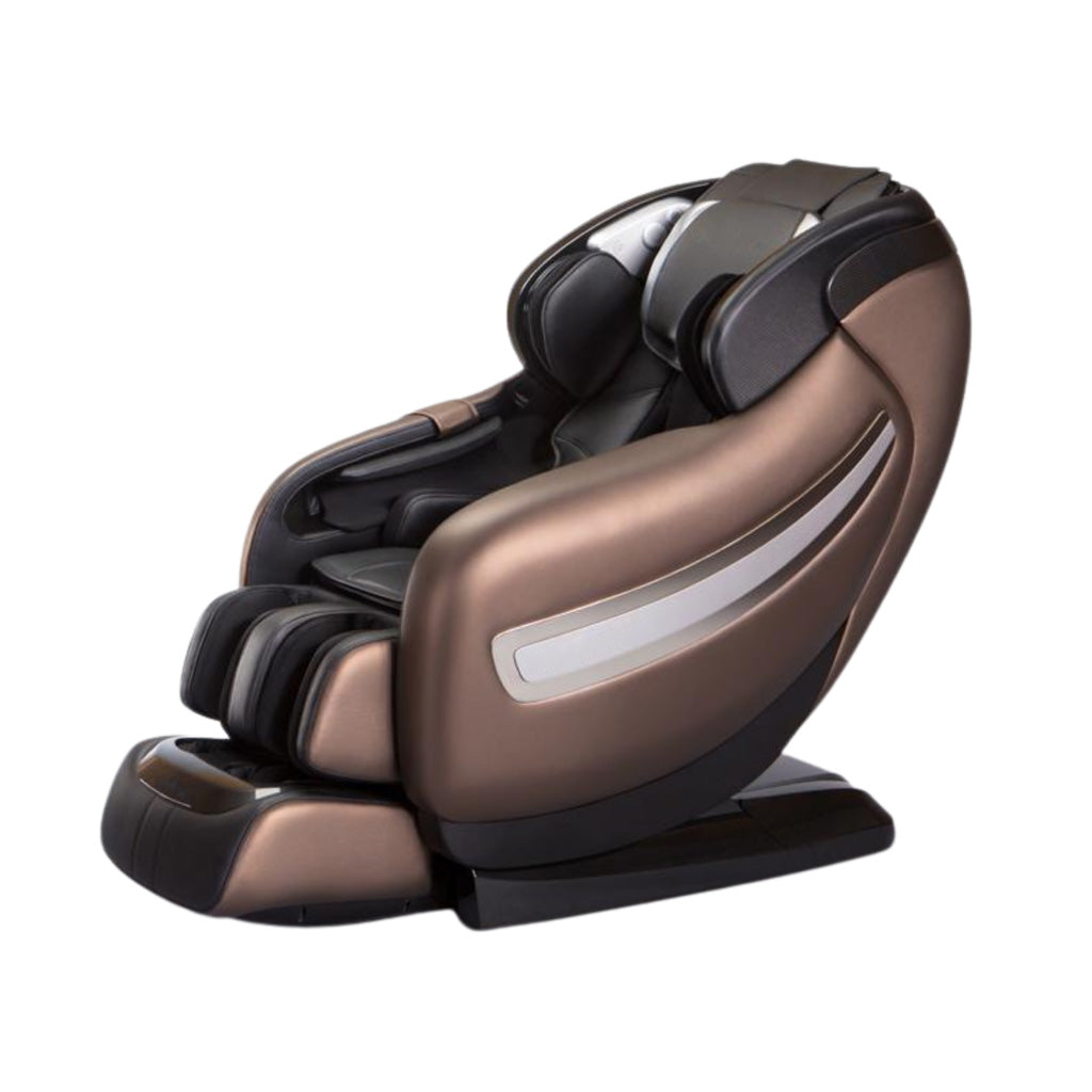 4D Massage Chair - RK8901S Chocolate & Black