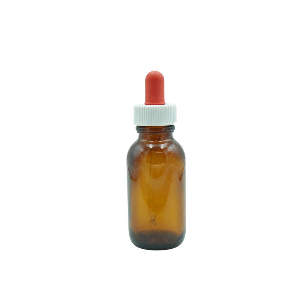 Empty Amber Bottle 50ml 24mm Opening With Dropper