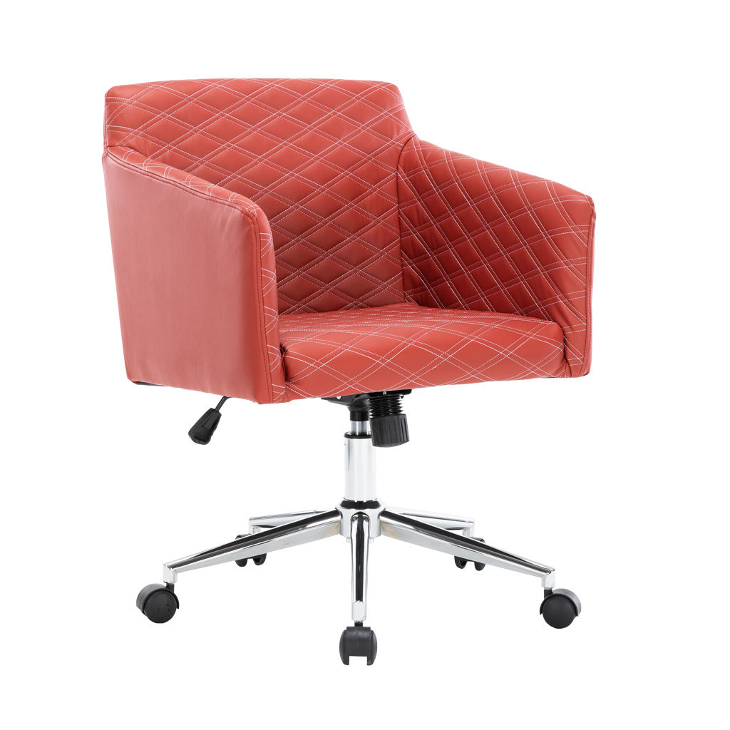 Customer Chair - Double Diamond KY998 Burgundy