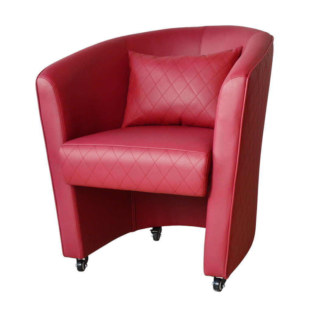 Customer Chair Deluxe - S0105 Burgundy