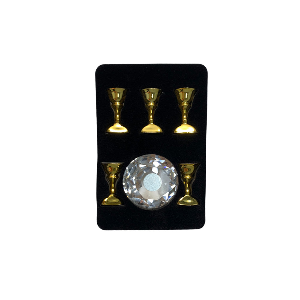 Diamond Nail Holder Magnetic Display Stand - White