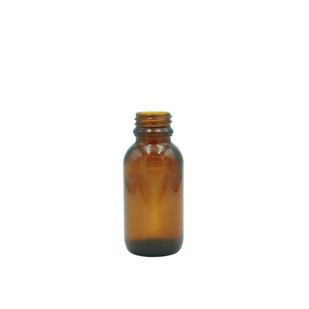Empty Amber Bottle 50ml 24mm Opening With Dropper