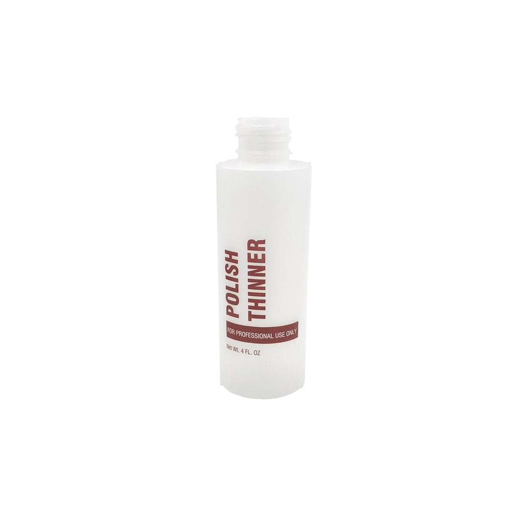 Empty Polish Thinner Brown Bottle 118ml (4oz)