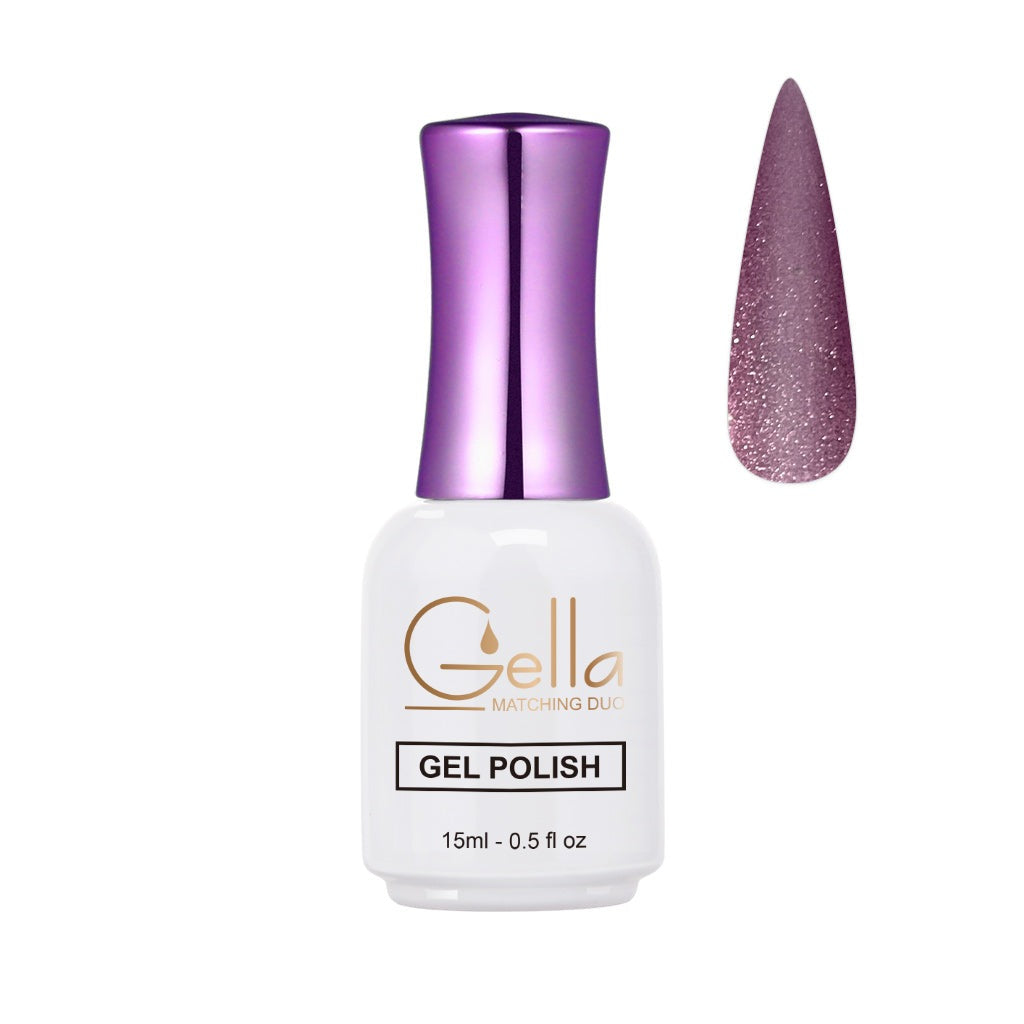Silver Cat Eyes Gel - CE24 Heliotrope Gel Polish Cat Eye