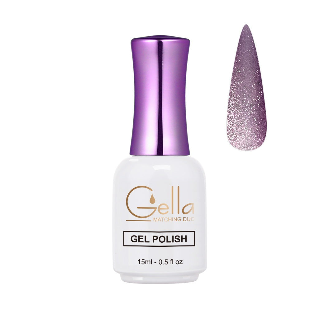 Silver Cat Eyes Gel - CE25 Grape Frost Gel Polish Cat Eye
