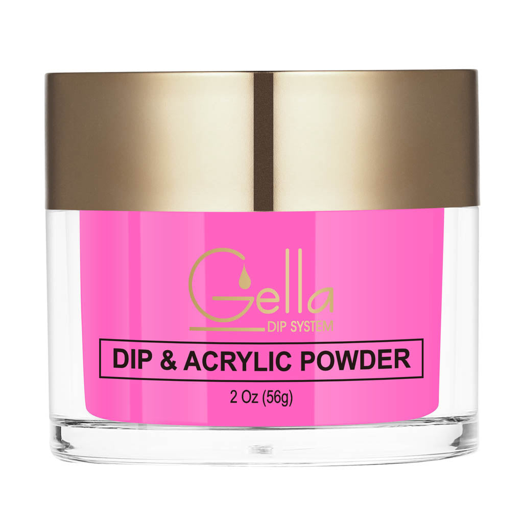 Dip & Acrylic Powder Swatch - D076 Happy Pink