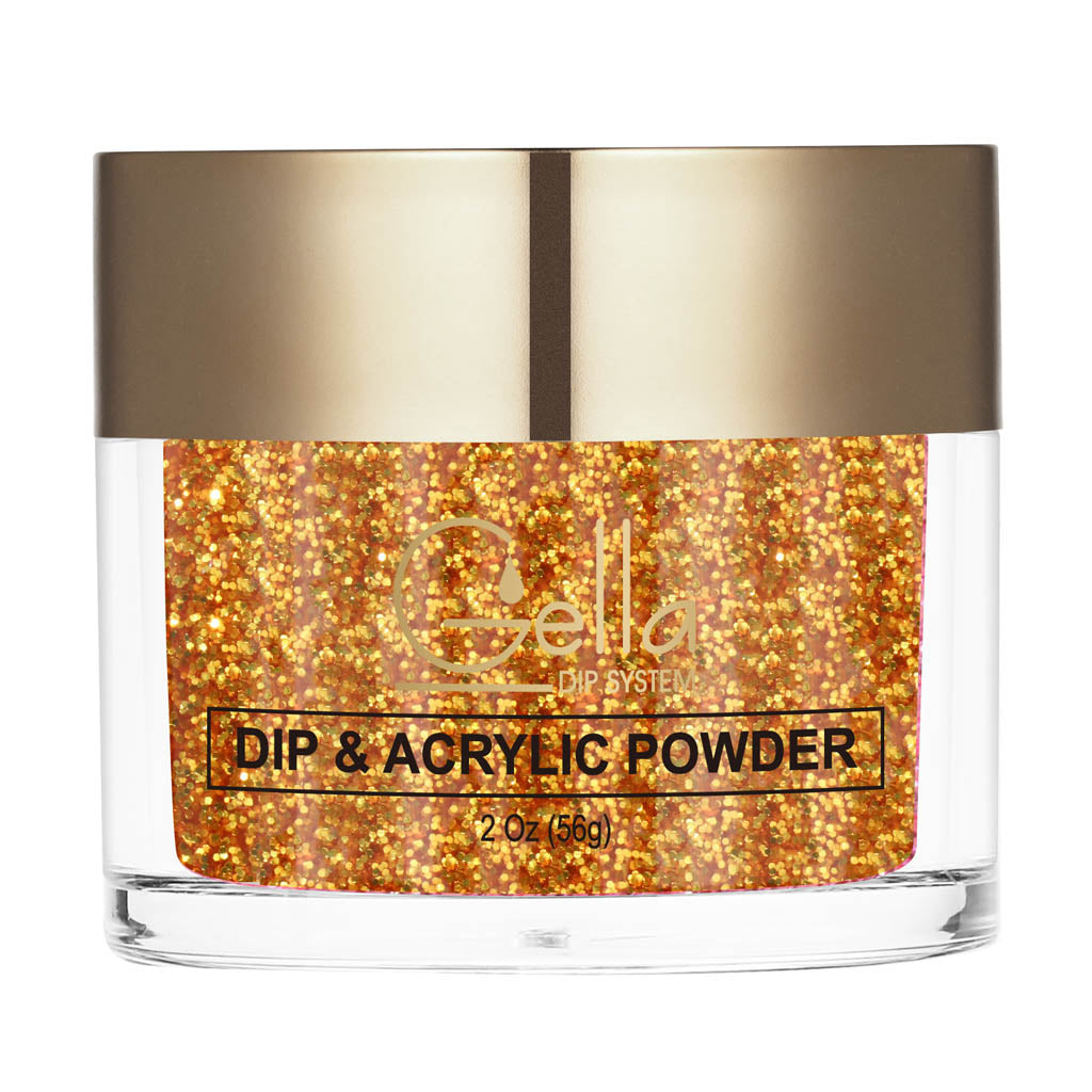 Dip & Acrylic Powder Swatch - D120 Metalic Gold