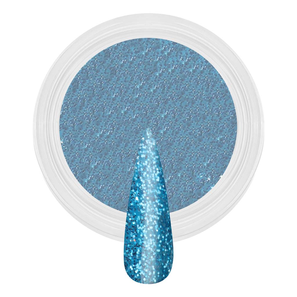 Dip & Acrylic Powder Swatch - D126 Blue Glare