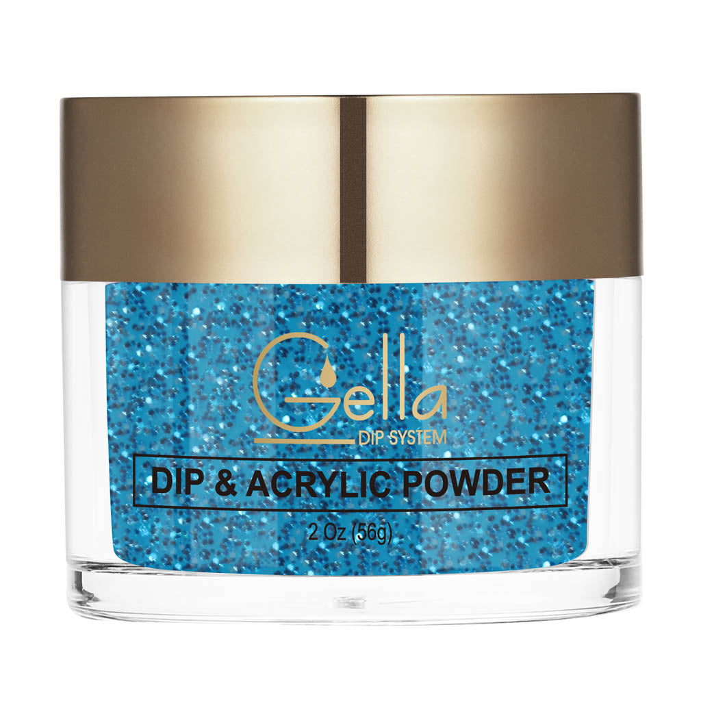 Dip & Acrylic Powder Swatch - D126 Blue Glare