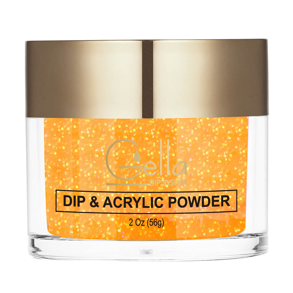 Dip & Acrylic Powder Swatch - D133 Firey Orange