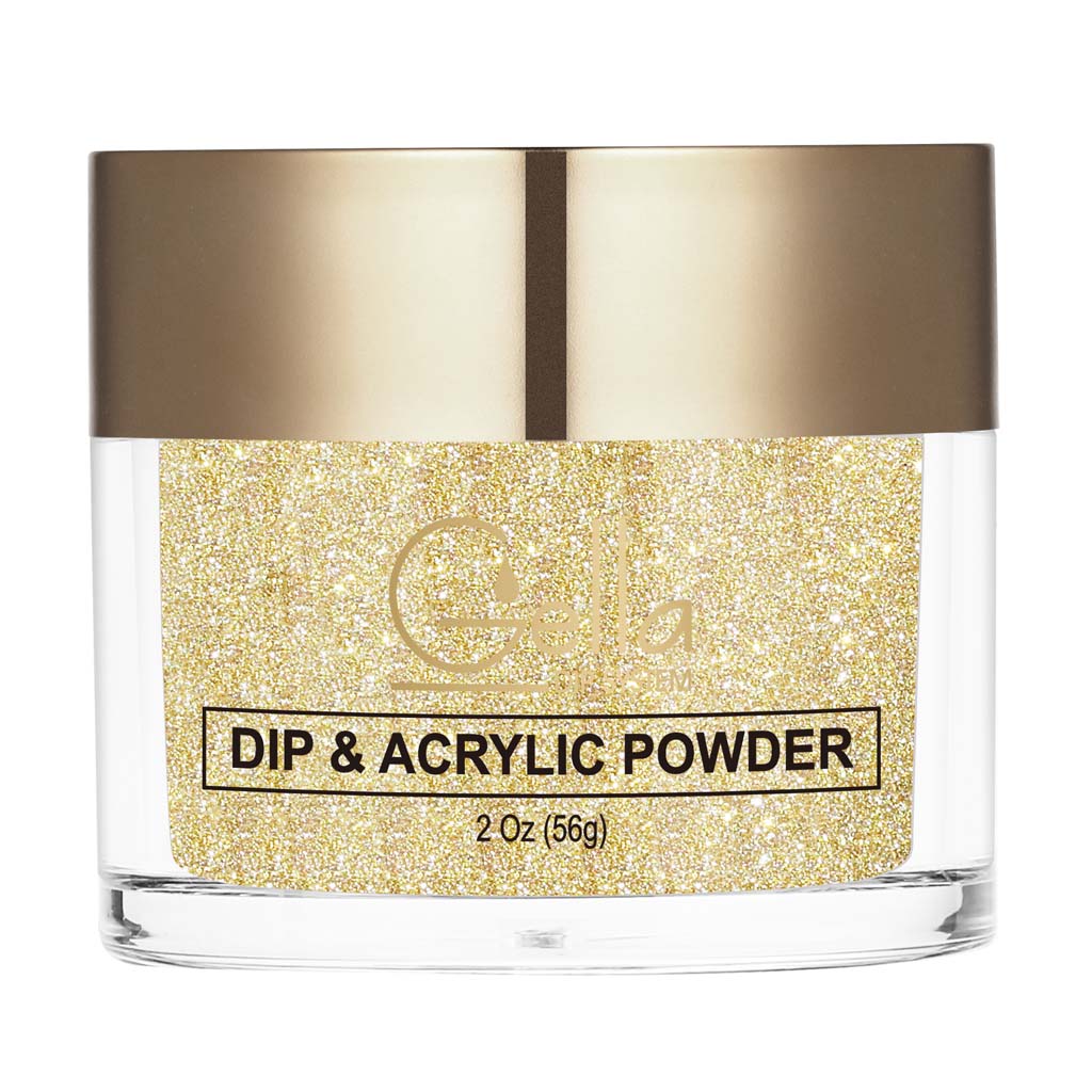 Dip & Acrylic Powder Swatch - D150 24K Gold
