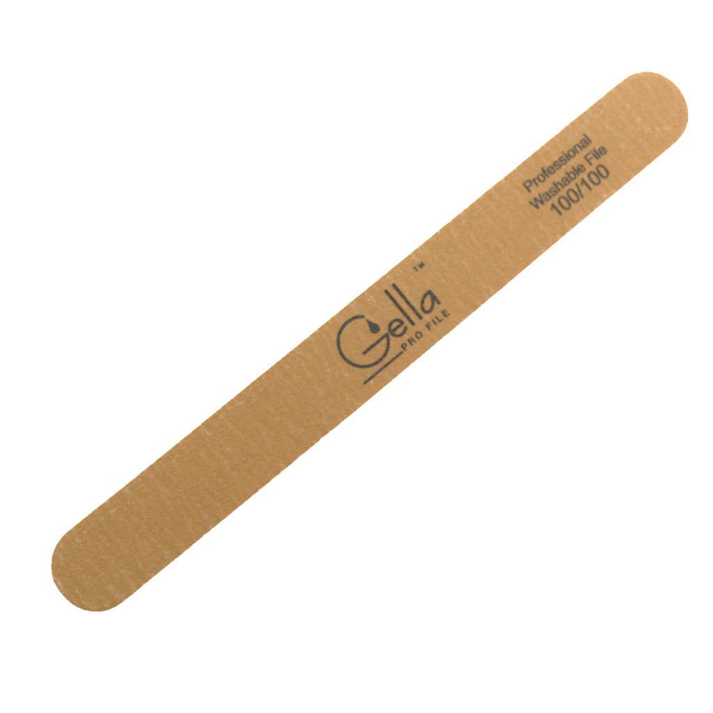 Gella Straight Zebra Gold File 100/100