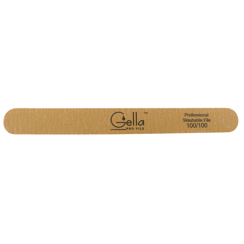 Gella Straight Zebra Gold File 100/100