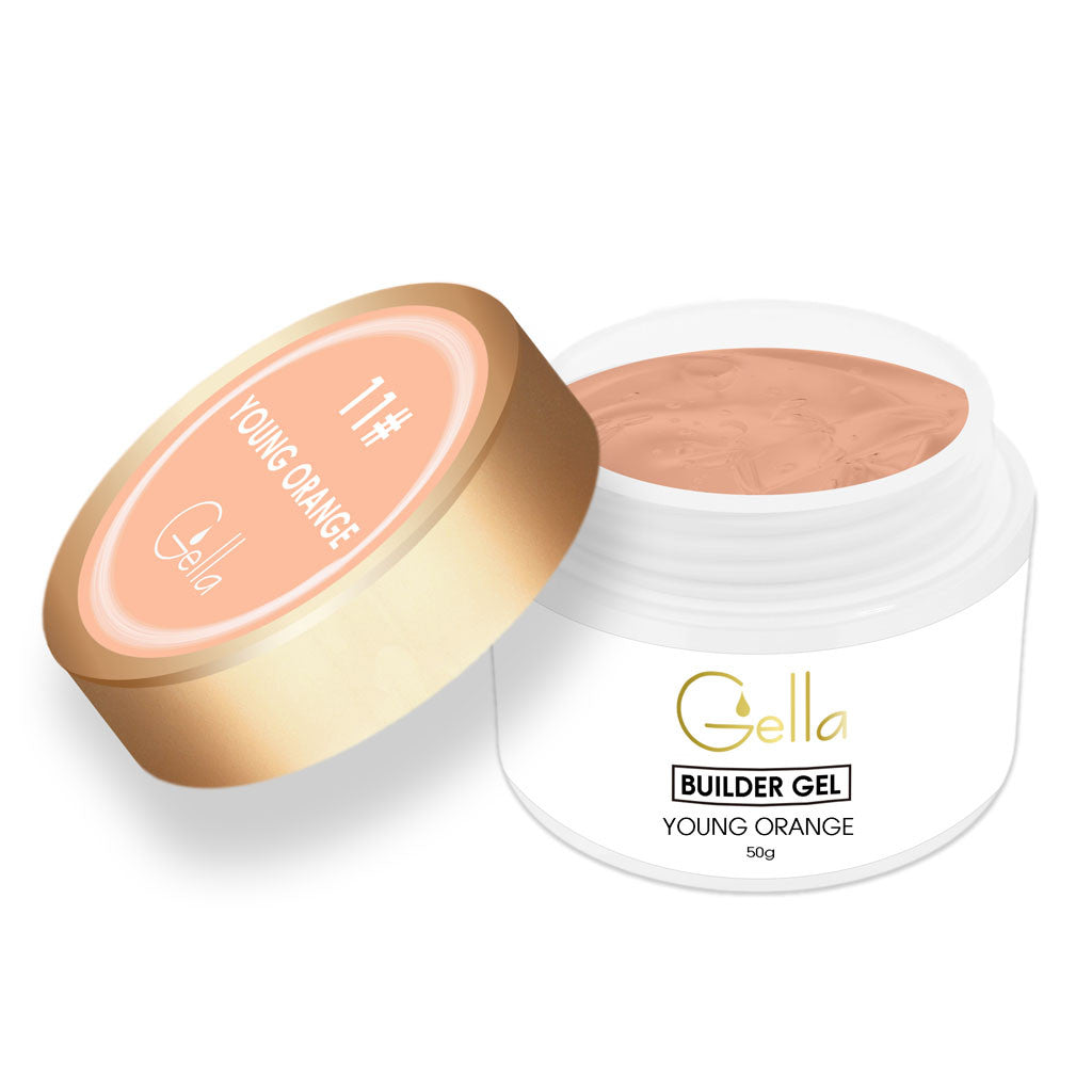 Builder Gel - 11 Young Orange Diamond Nail Supplies