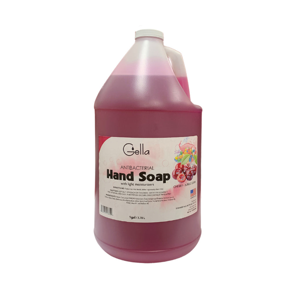 Gella Antibacterial Hand Soap - Cherry Bubble Gum 1 Gallon