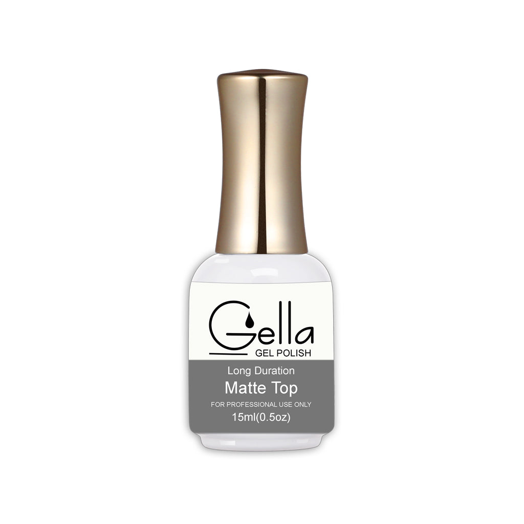 Gella Top Coat - Velvet Matte Long Duration No Wipe