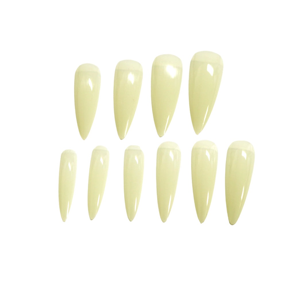 Gella Full Tips Stiletto Medium Natural 1-9 504pc