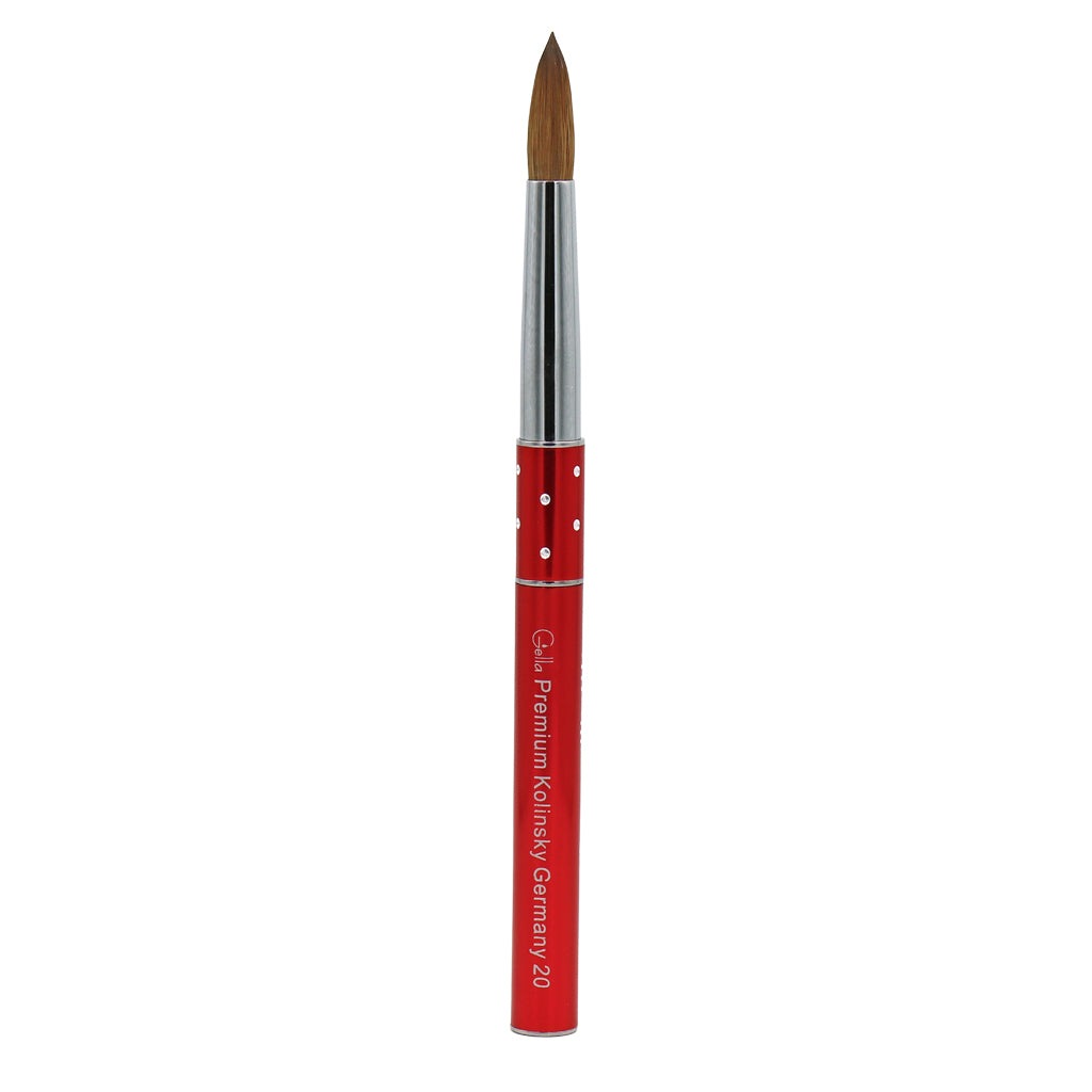 Premium Acrylic Brush Red Germany - Size 20