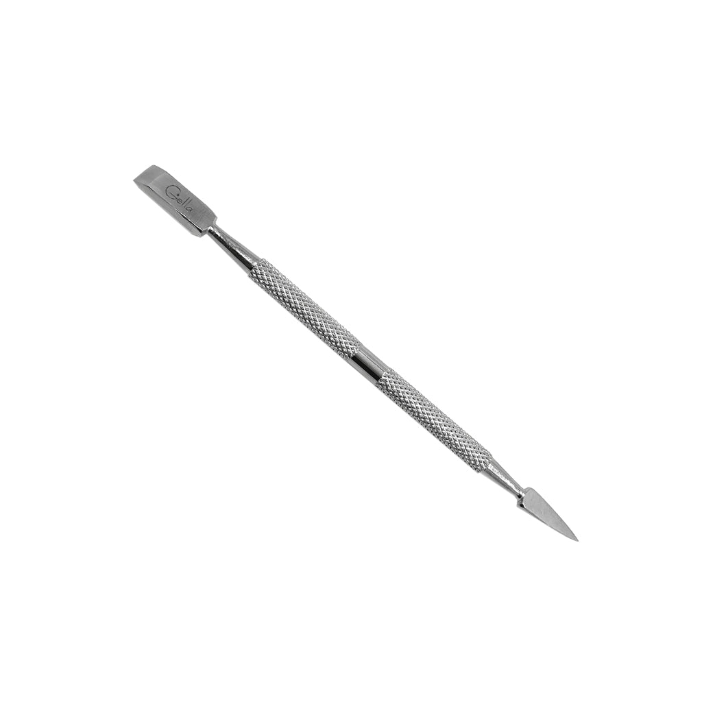 Gella Flat Cuticle Pusher With Pointed Flat/Rounded End