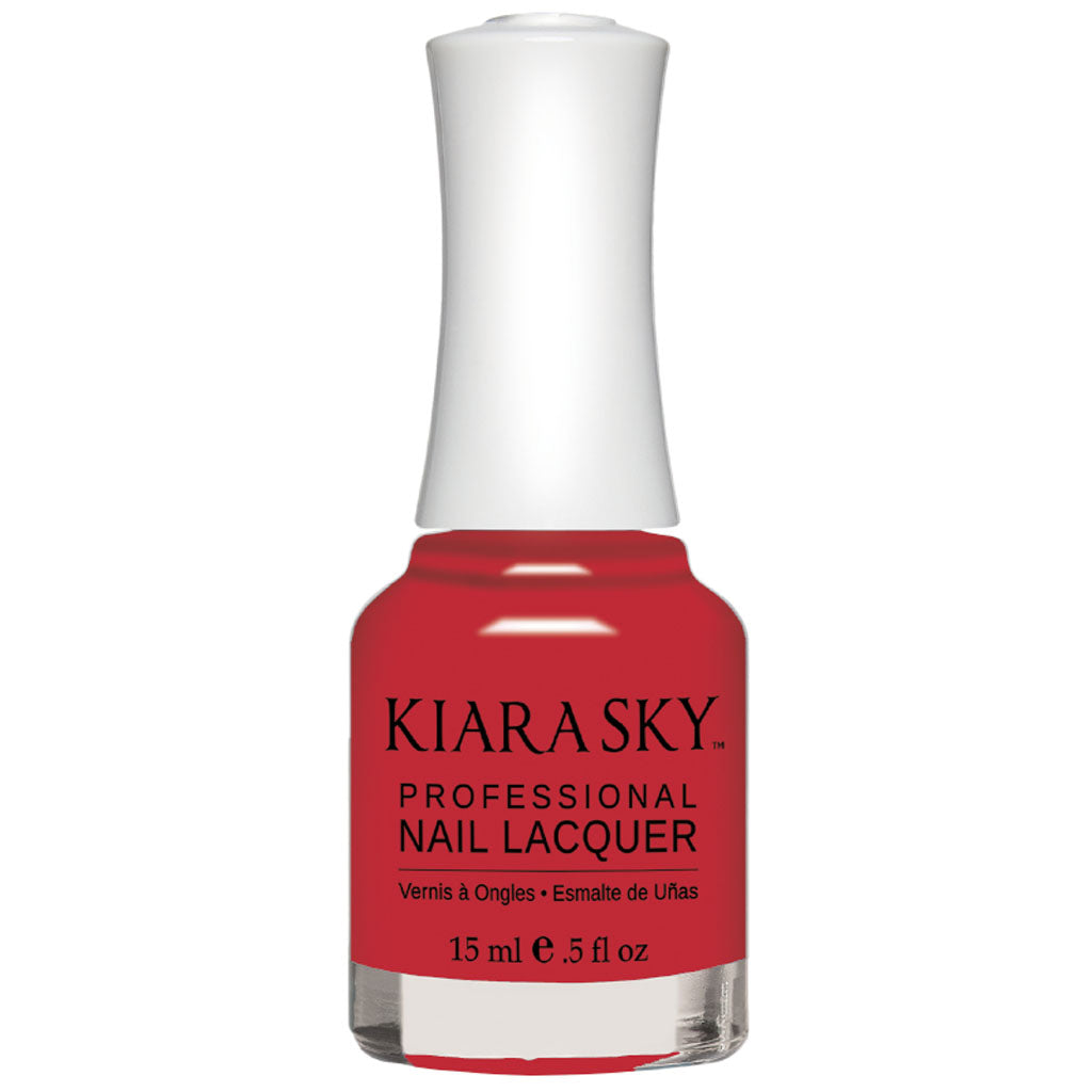 All in One Lacquer Circle Swatch - N5031 Red Flags