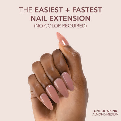 Gelly Tips Cover -  Almond Medium One Of A Kind