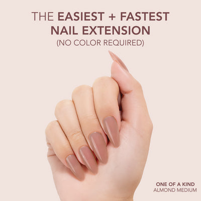 Gelly Tips Cover -  Almond Medium One Of A Kind