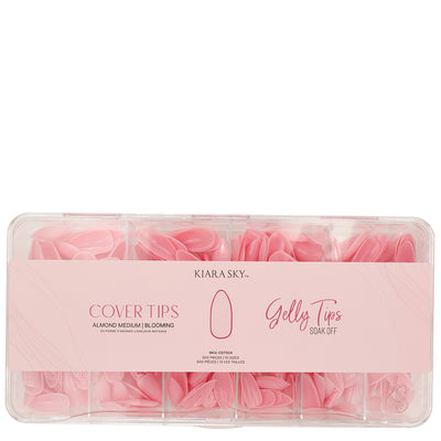 Gelly Tips Cover -  Almond Medium Blooming