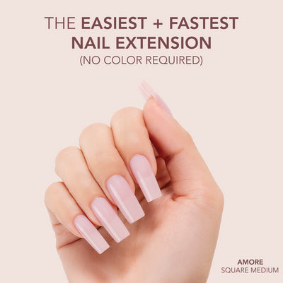 Gelly Tips Cover -  Square Medium Amore