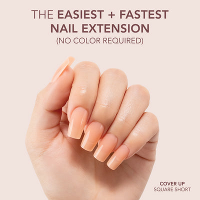 Gelly Tips Cover -  Square Short Cover Up