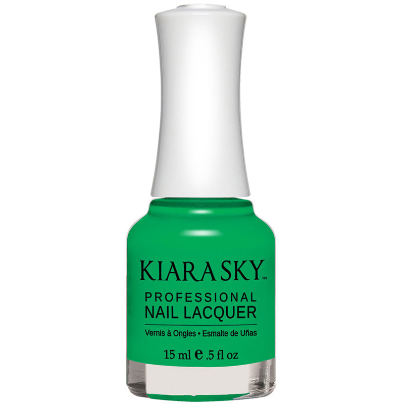 Nail Lacquer Circle Swatch - N448 Green With Envy