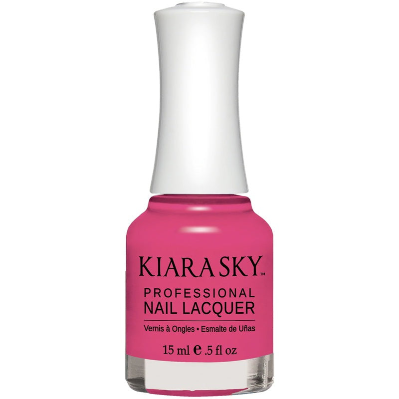 Nail Lacquer Circle Swatch - N453 Back To The Fuchsia