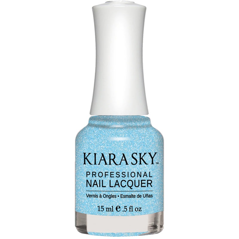 Nail Lacquer Circle Swatch - N463 Serene Sky